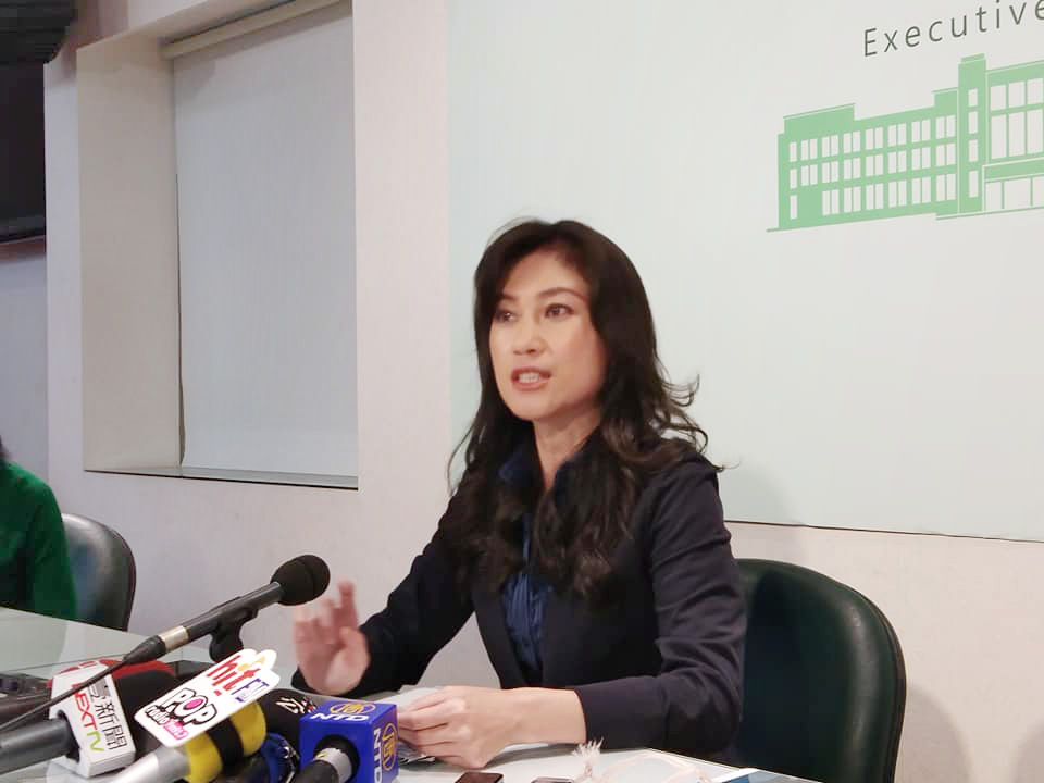 行政院發言人Kolas Yotaka (谷辣斯．尤達卡)。(王韋婷 攝)