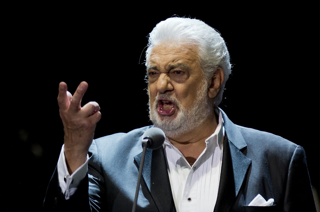 西班牙男高音多明哥(Placido Domingo)22日自爆確診，並說他的「健康狀態良好」。 (檔案照片/AFP)