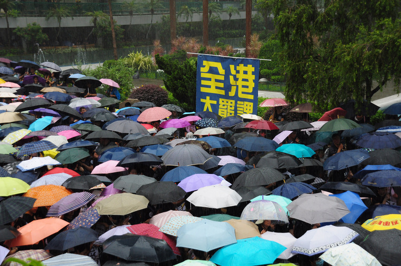 香港反送中越演越烈，新加坡大學取消交流計畫。(圖:中央社檔案照片)