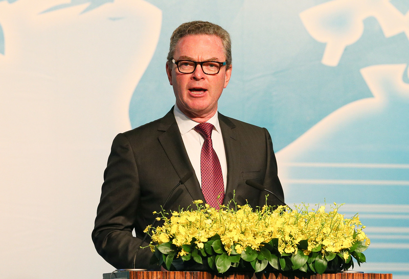 澳洲前國防部長派恩（Christopher Pyne）(資料照片/中央社)