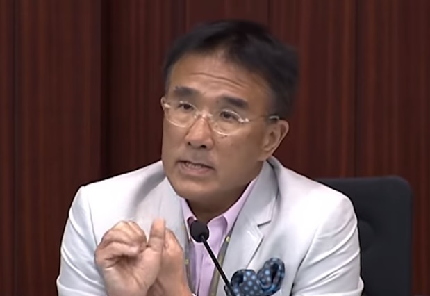 香港立法會議員田北辰。(圖擷自YouTube)