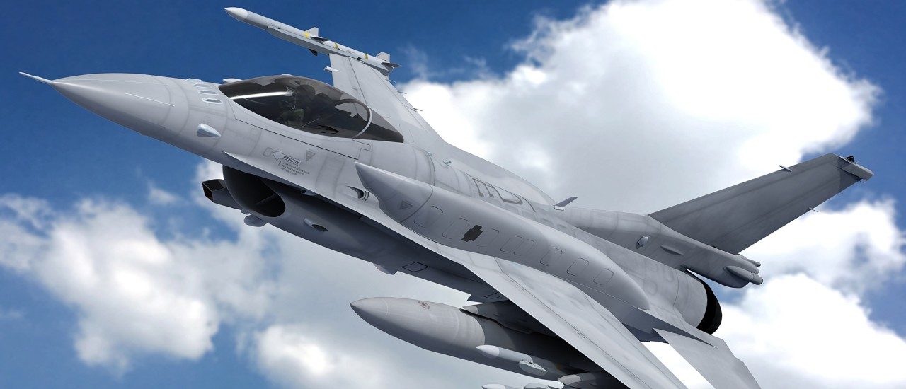 外媒報導，台灣對美66架新型F-16戰機軍購案底定。（洛克希德馬丁公司提供）
