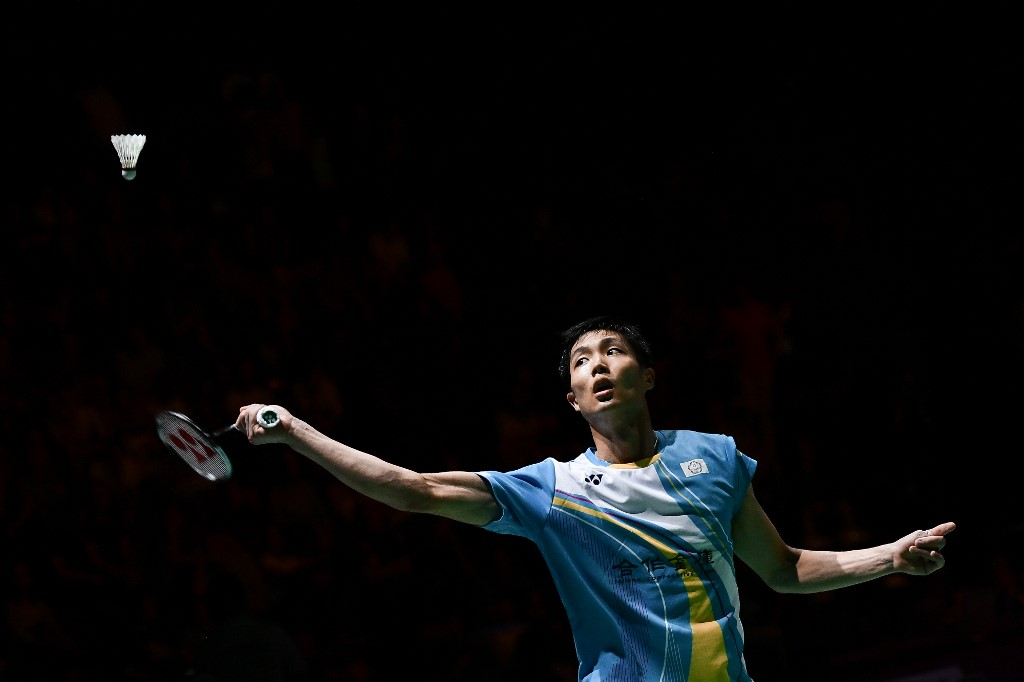 台灣羽球一哥周天成(Chou Tien-Chen) (AFP)