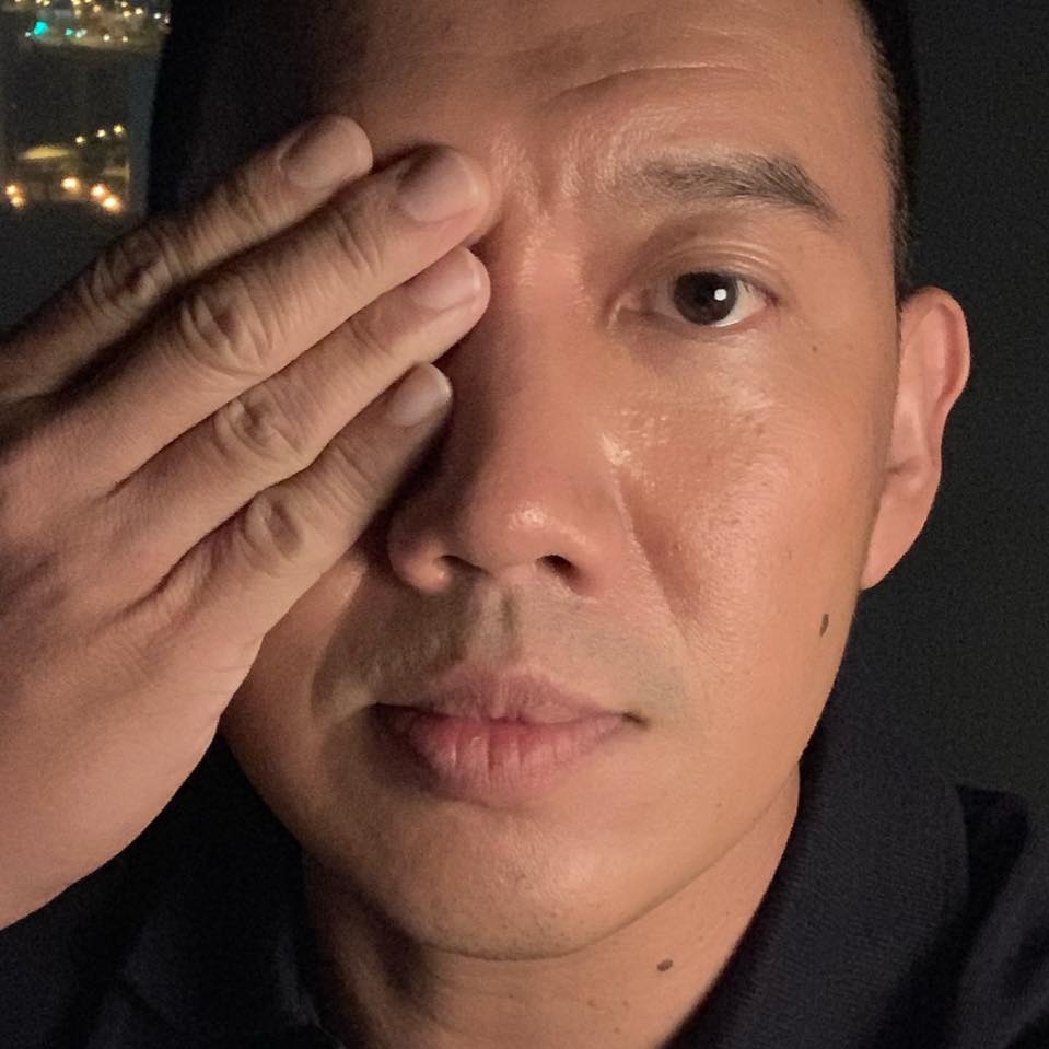 聲援反送中的港星杜汶澤。(臉書)