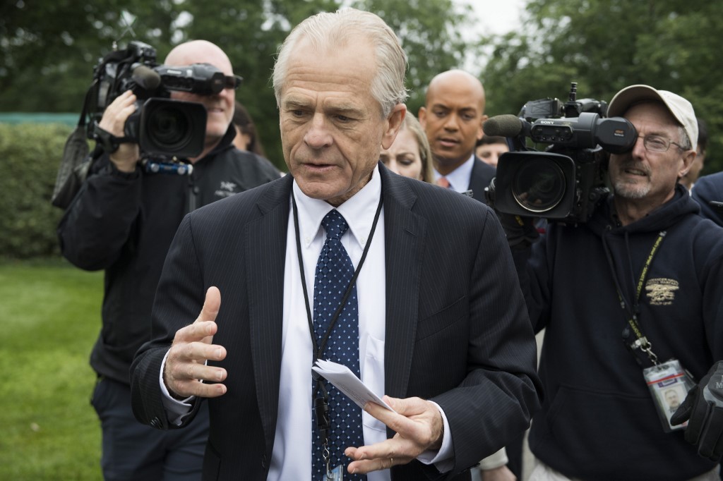 美國總統顧問納瓦洛(Peter Navarro)深獲川普信賴。(AFP)