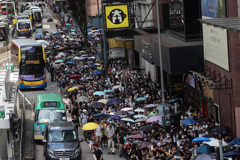 路透：港人對民主示威活動支持度降低(中央社)