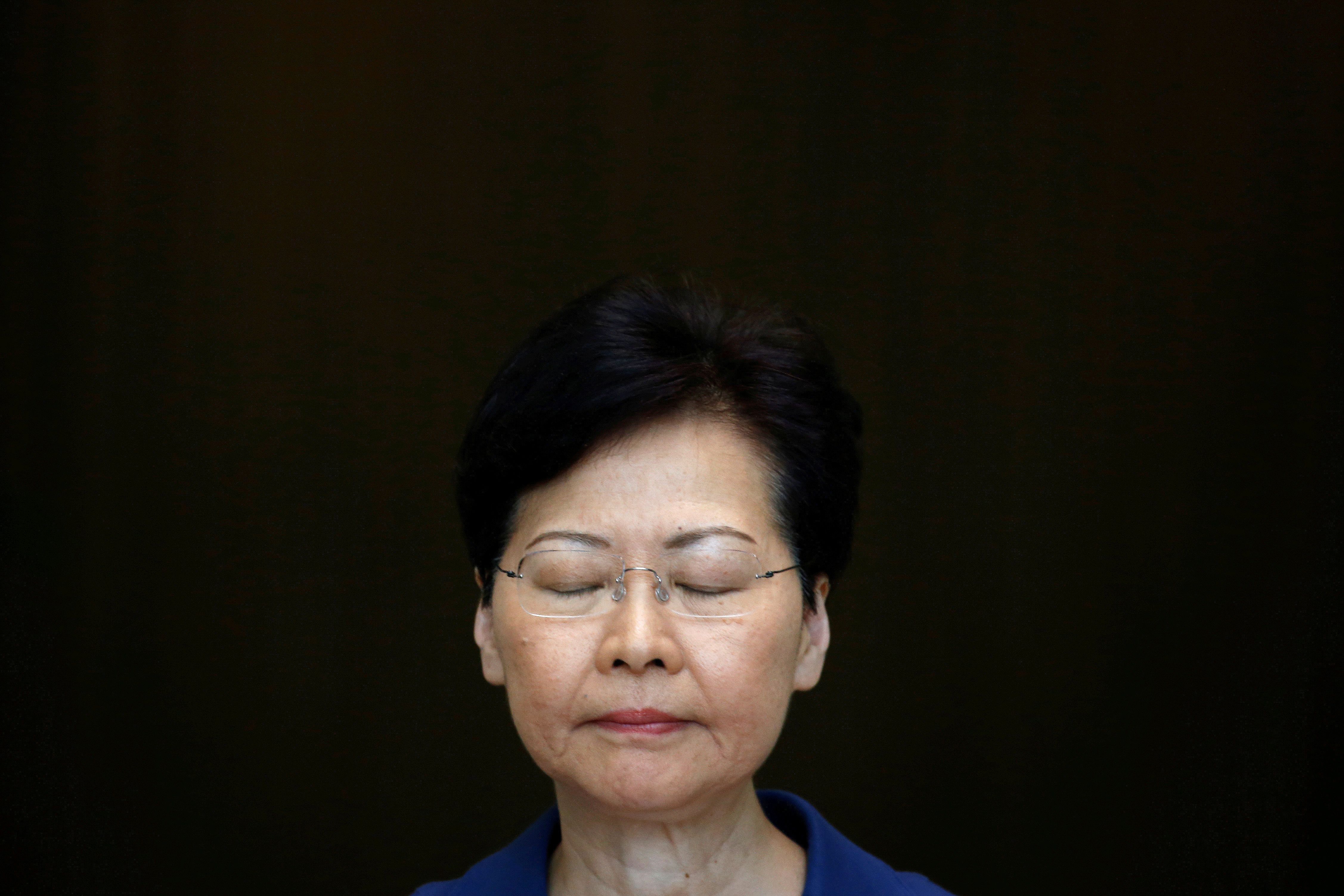 香港特首林鄭月娥(Carrie Lam) (路透社/達志影像)