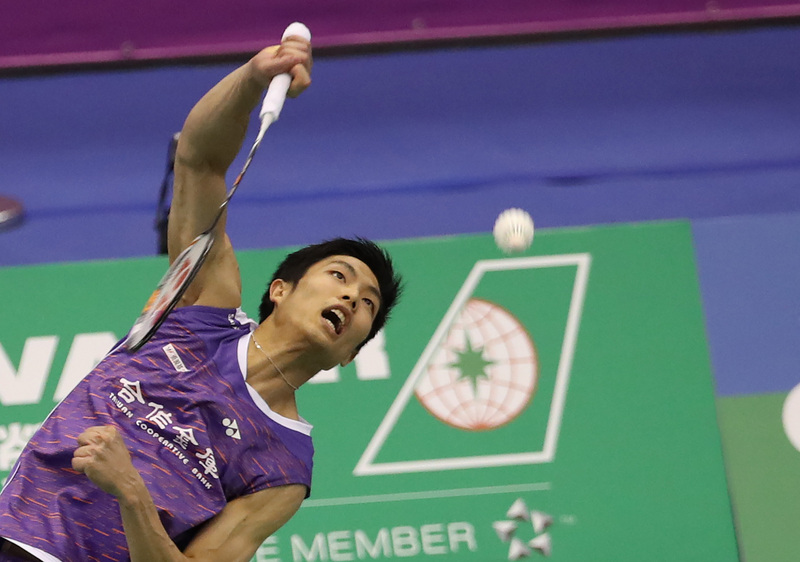 台灣羽球一哥周天成(資料照片/中央社)