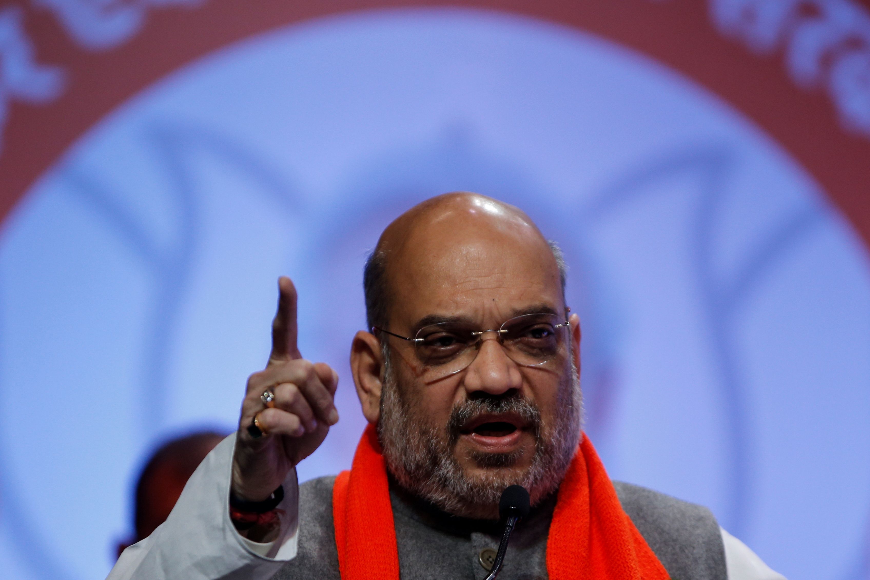 印度內政部長夏哈(Amit Shah)。(路透社/達志影像)