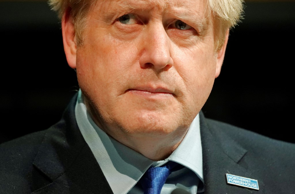 英國首相強生(Boris Johnson)  (AFP)
