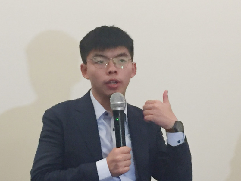 香港眾志秘書長黃之鋒。(資料照片/中央社)