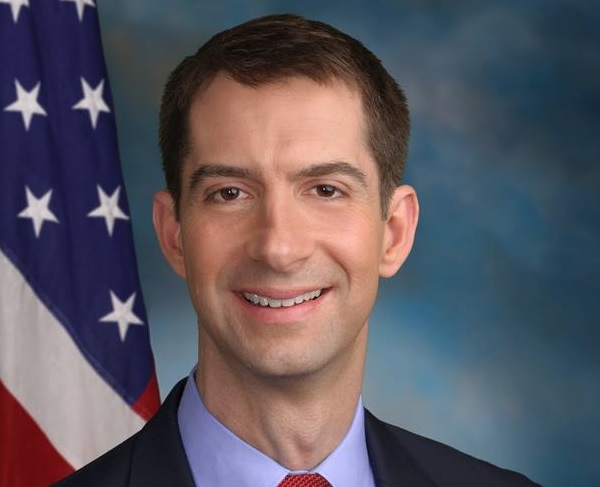 美國聯邦參議員柯頓(Tom Cotton)(臉書)