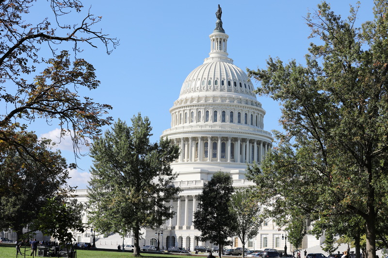 美國會通過支出法案，編列20億美元對台軍事貸款。圖為美國國會大廈。(圖:中央社檔案照片)