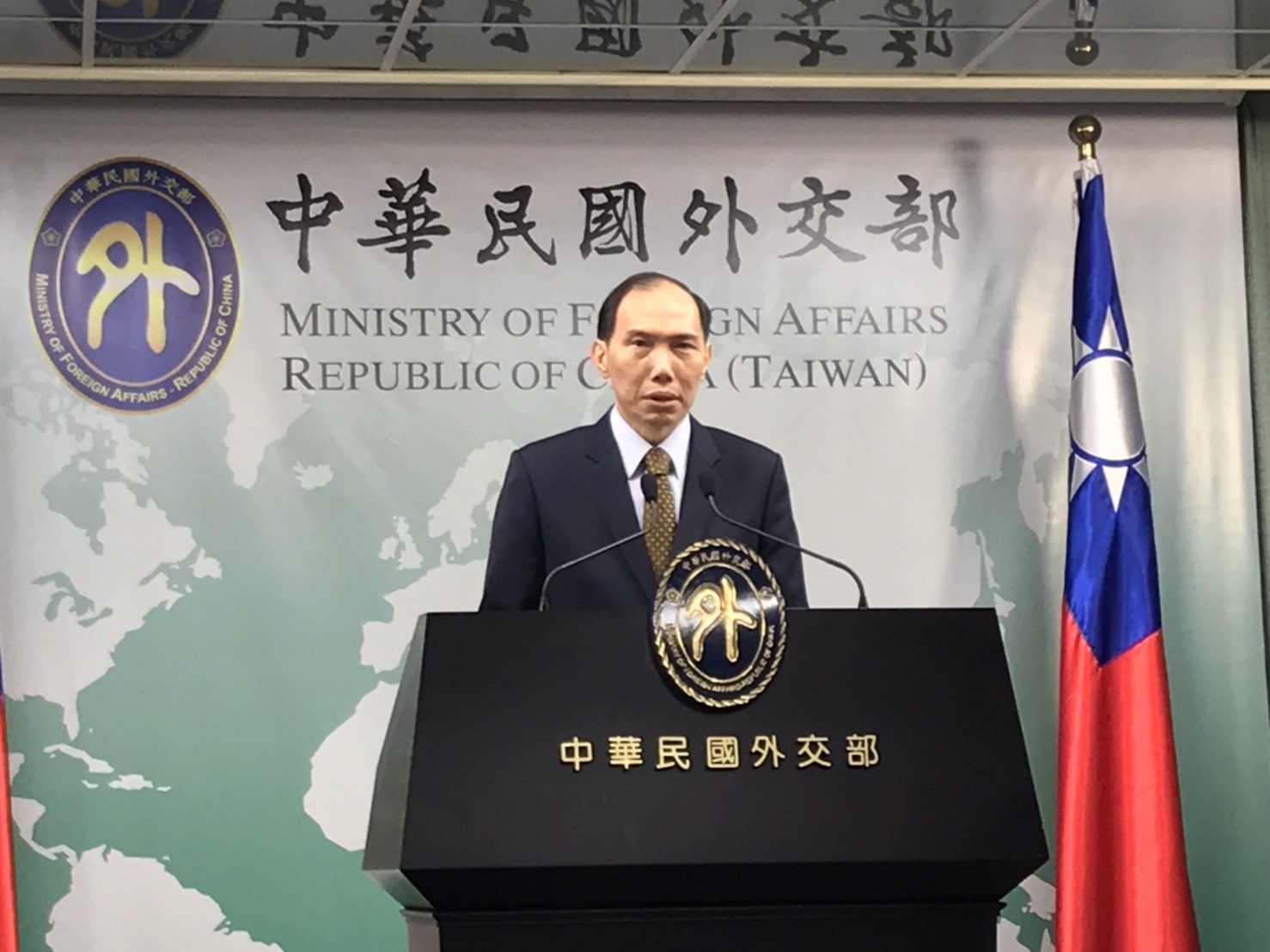 外交部亞西及非洲司司長楊心怡。(鄭舲攝)