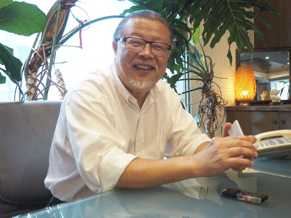 路竹會長劉啟群。(蕭照平攝)