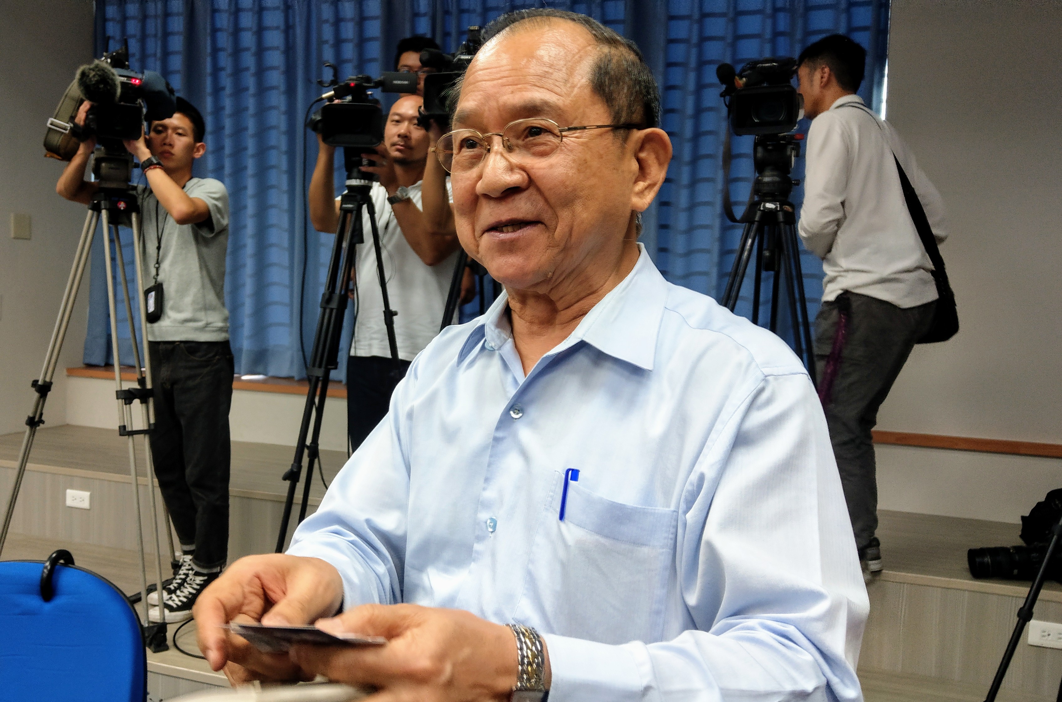 對於吳敦義將列不分區立委名單第幾名，國民黨副秘書長兼組發會主委杜建德22日表示，他不敢判定，但可以肯定的是絕對在專業層級考量之後。(劉品希 攝)
