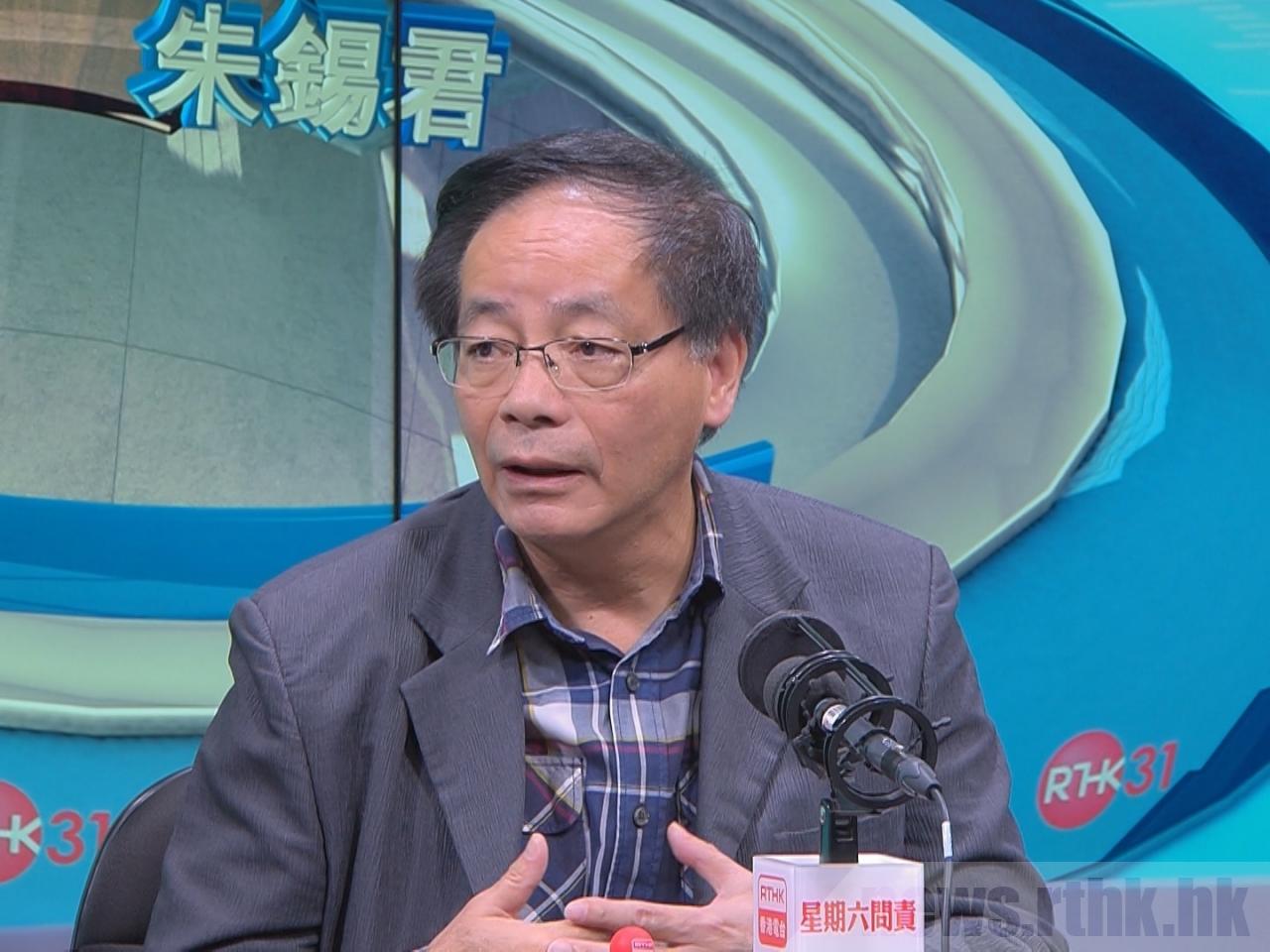 香港行政會議成員葉國謙7日表示，香港政府可能實施網禁，以制止暴亂。(圖：香港電台)