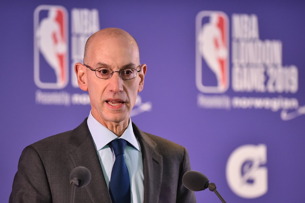 NBA總裁席佛(Adam Silver) (AFP)