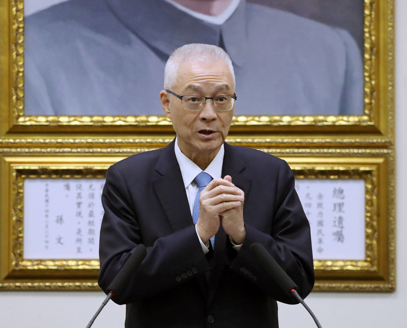 對於要把自己放在不分區第幾名，國民黨主席吳敦義10日受訪時指出，他還沒有考慮，但絕對不會排第一名。(資料照 / 中央社)