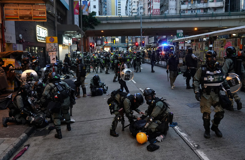 港警協會擬廣東建香港城，作退休用。在近幾個月的「反送中」運動中，警察成為示威者針對的對象。（中通社提供）