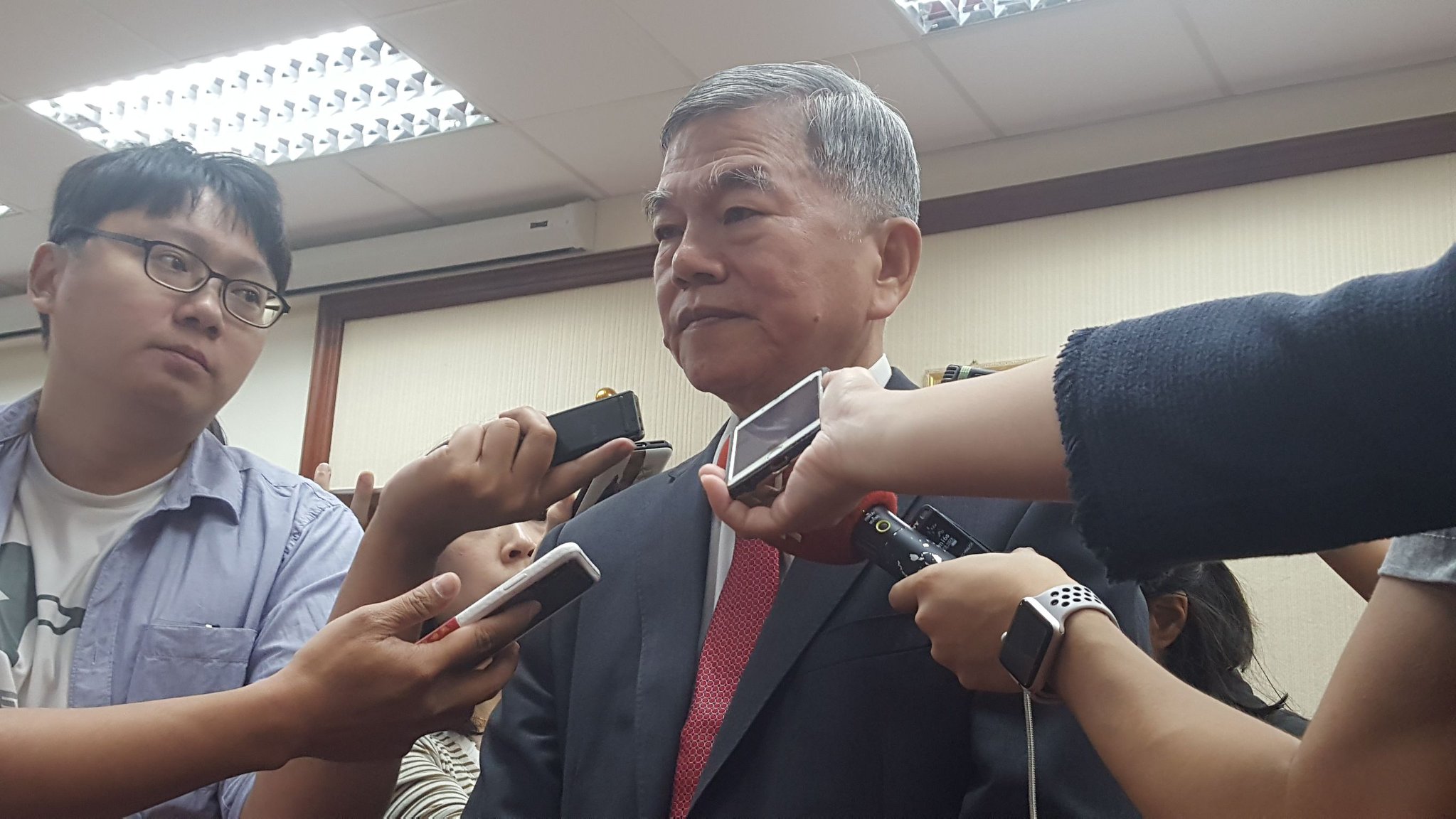 經濟部長沈榮津表示，大社工業區降編案是由都委會做成的決議，後續仍是會向都委會反應產業意見，供都委會委員參考，裁決權是在都委會，而非經濟部。(資料照/謝佳興 攝)