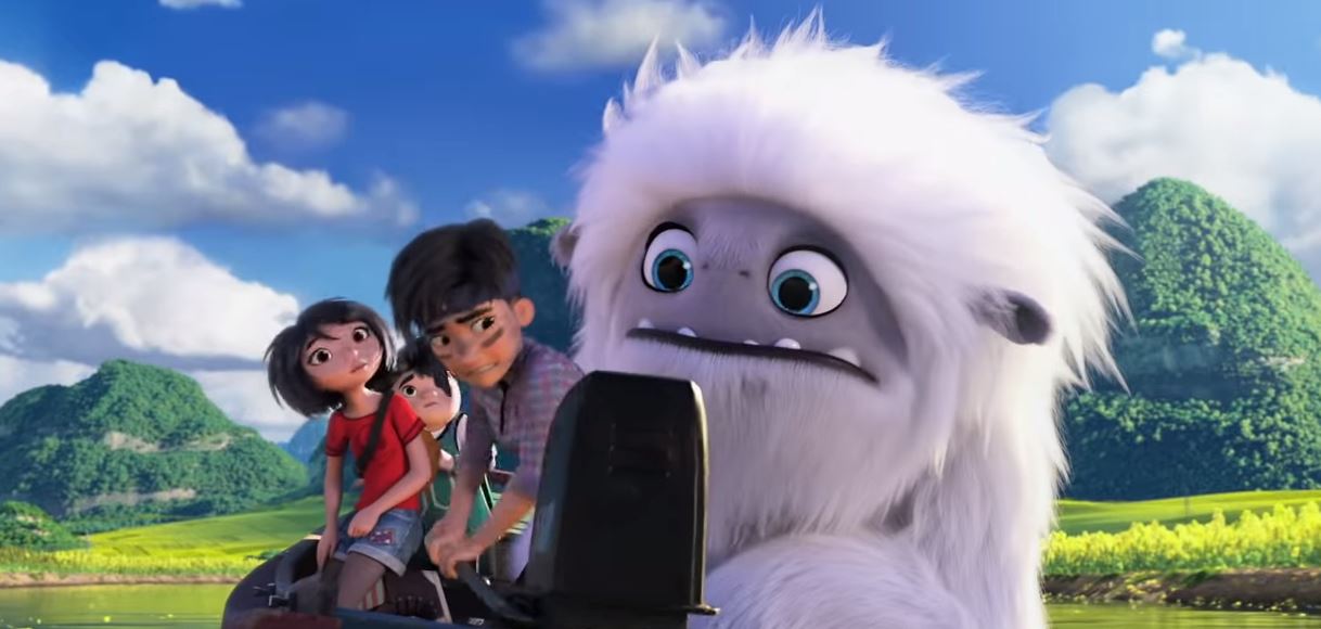 美國夢工廠與中國東方夢工廠聯合製作的「壞壞萌雪怪」(Abominable)動畫電影，因片中出現南海「九段線」地圖的畫面，引起越南影迷不滿，越南電影局13日下令停止放映這部電影。圖取自壞壞萌雪怪預告片。