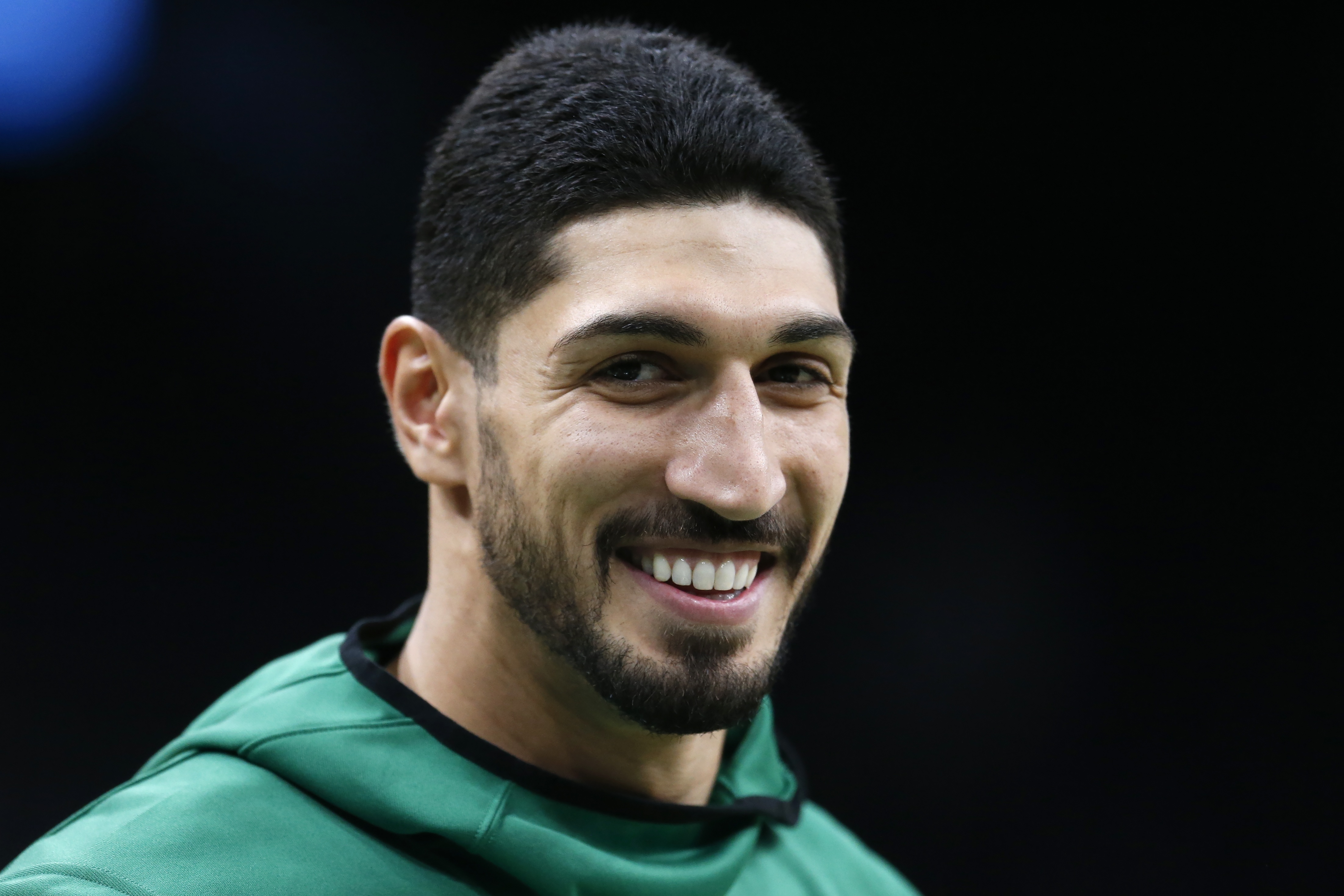 NBA球星坎特（Enes Kanter Freedom)。 (美聯社/達志影像)