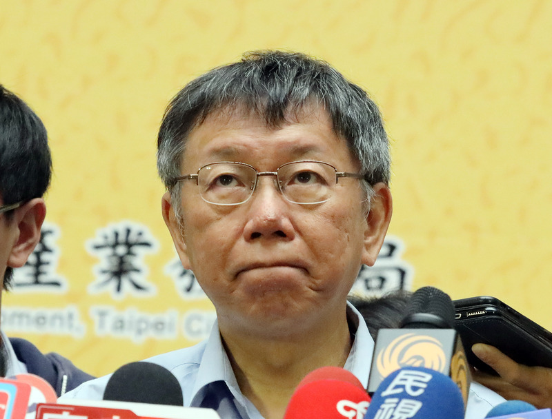 傳林洲民翟本喬列時力不分區 柯文哲：沒什麼不對(中央社資料照)