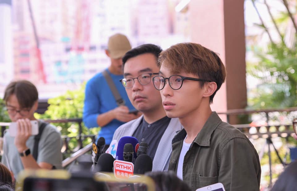 香港民間人權陣線副召集人陳皓桓。（翻攝自陳皓桓臉書）