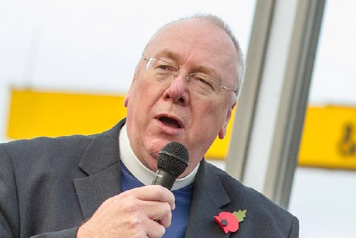 北愛爾蘭具有影響力的奧倫治會社(Orange Order)領導人吉布生(Mervyn Gibson) (網路圖片)