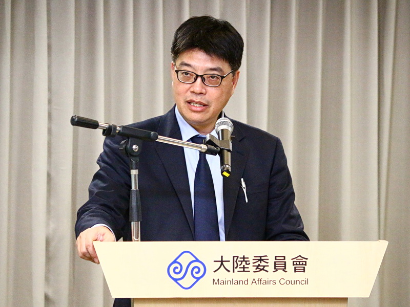 陸委會發言人邱垂正21日指出，賴清德強調主體的意識，並秉持著蔡英文總統維持台海穩定、和平兩岸關係的基本政策立場。(資料照/王照坤 攝)