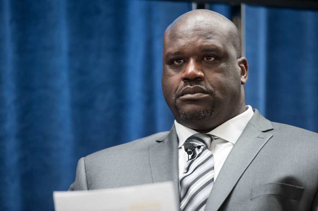 美國職業籃球NBA傳奇球星「俠客」歐尼爾(Shaquille O'Neal)。 (AFP)