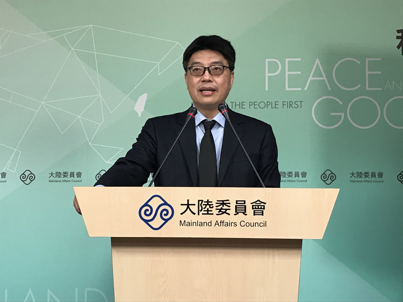 陸委會發言人邱垂正。(資料照片/中央社)