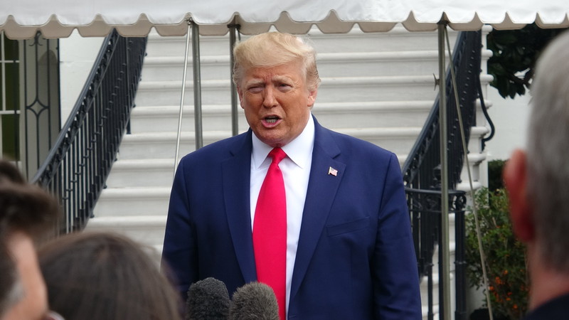 美國總統川普。(資料照/中央社)