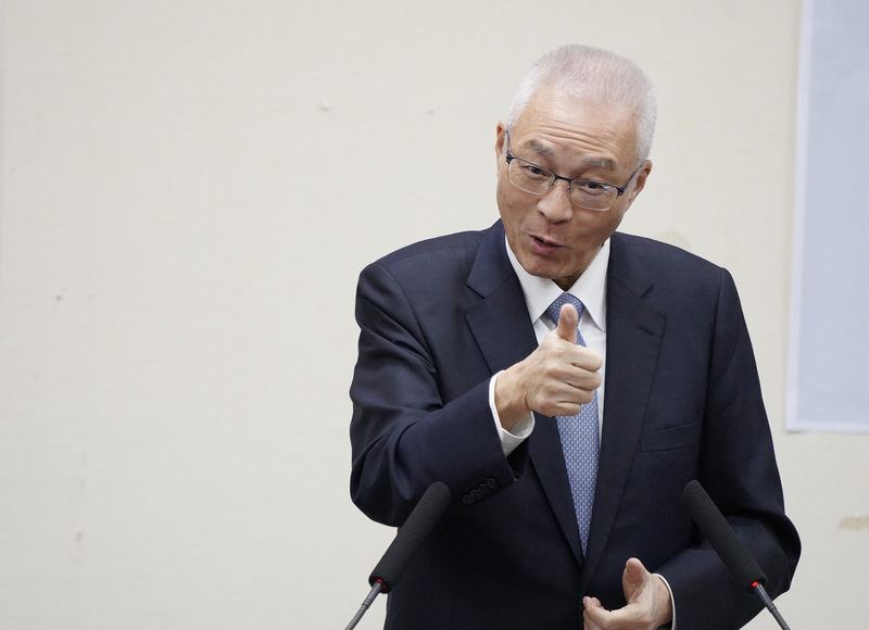 國民黨主席吳敦義。(資料照/中央社)