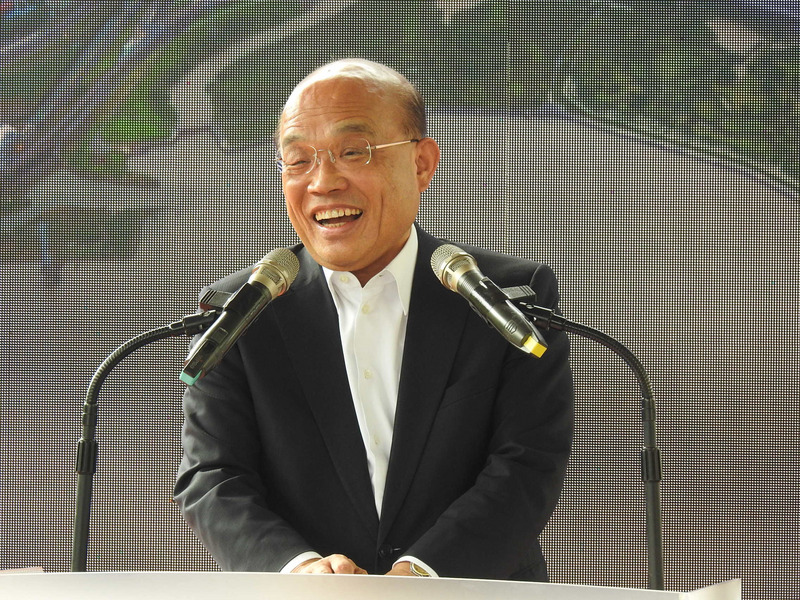 罷韓、挺韓遊行同登場和平落幕 蘇揆：台灣人的驕傲。(中央社／資料照)