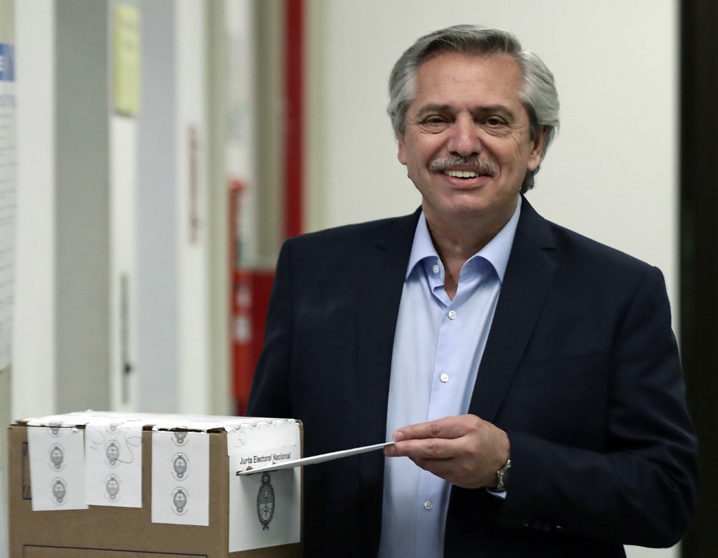 阿根廷反對黨總統候選人艾柏托(Alberto Fernandez)。 (AFP)