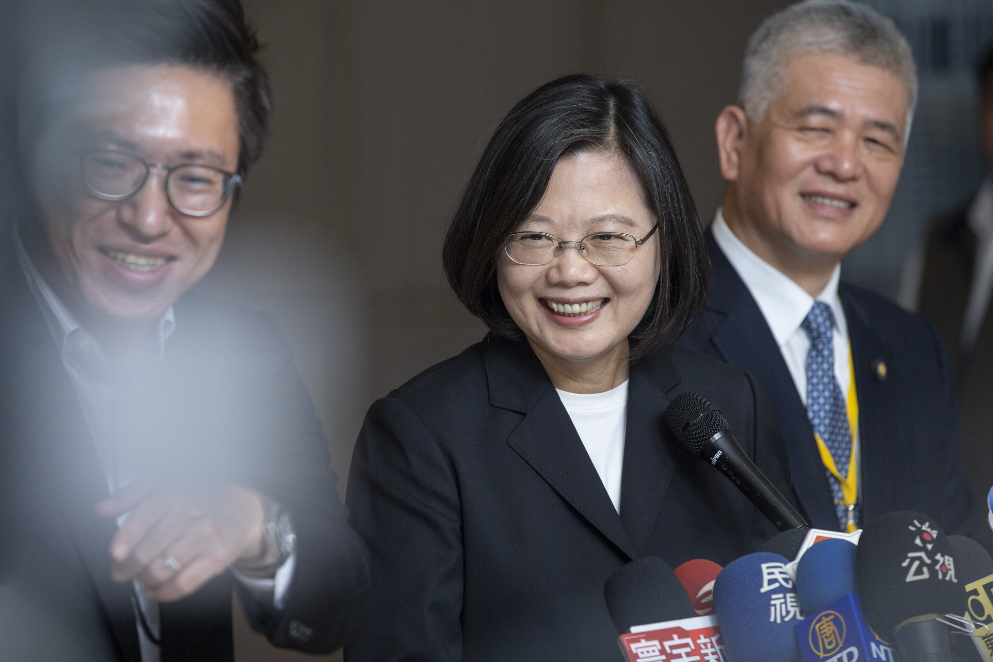 蔡英文總統30日出席台北市室內設計裝修商業同業公會50周年會慶。 (圖:總統府)