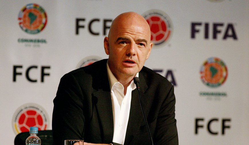 國際足球總會(FIFA)主席英凡提諾(Gianni Infantino) (圖:FIFA)