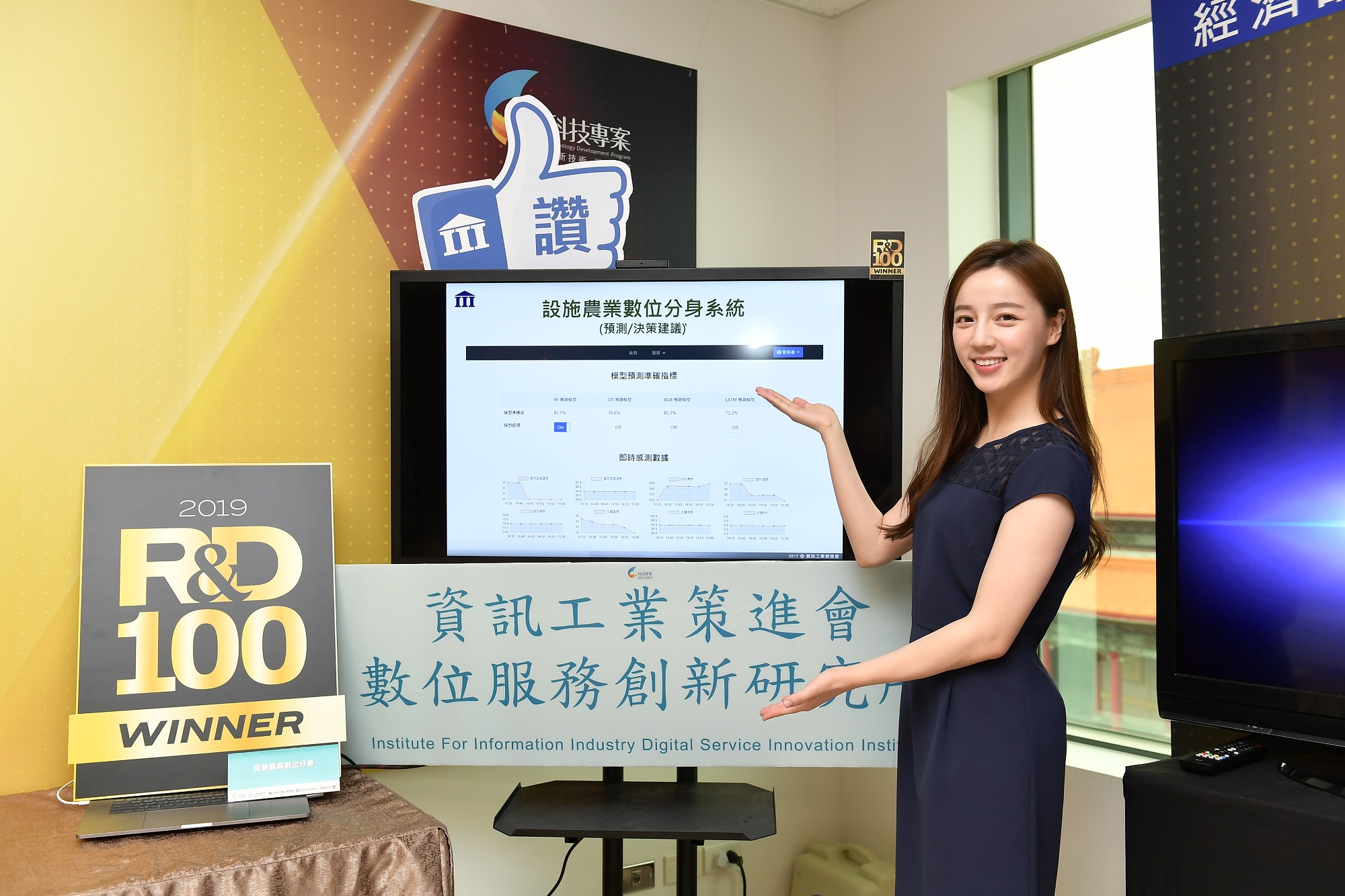 資策會「智慧農業數位分身」技術，AI也會動態學習農民的經驗、知識，進而達到協同運作、決策優化的效果。（經濟部提供）