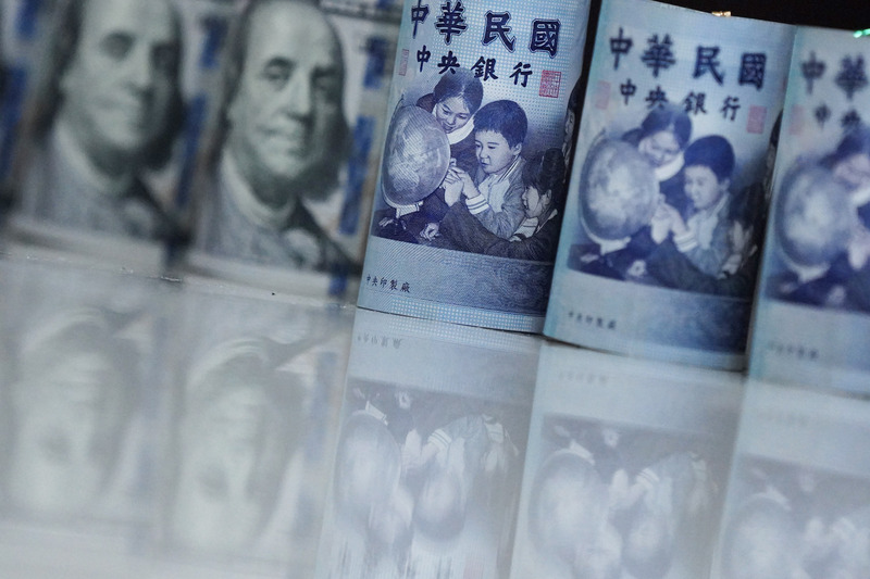 央行：新台幣強升是反應出口表現。(圖:中央社)
