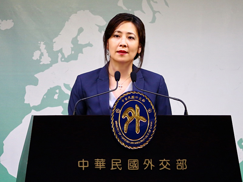 外交部發言人歐江安。 (檔案照片／央廣記者王照坤 攝)
