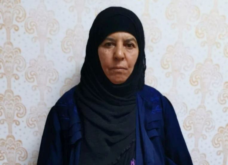 「伊斯蘭國」(Islamic State, IS)首腦巴格達迪(Abu Bakr al-Baghdadi)的姐姐阿瓦德(Rasmiya Awad)。(路透社/達志影像)