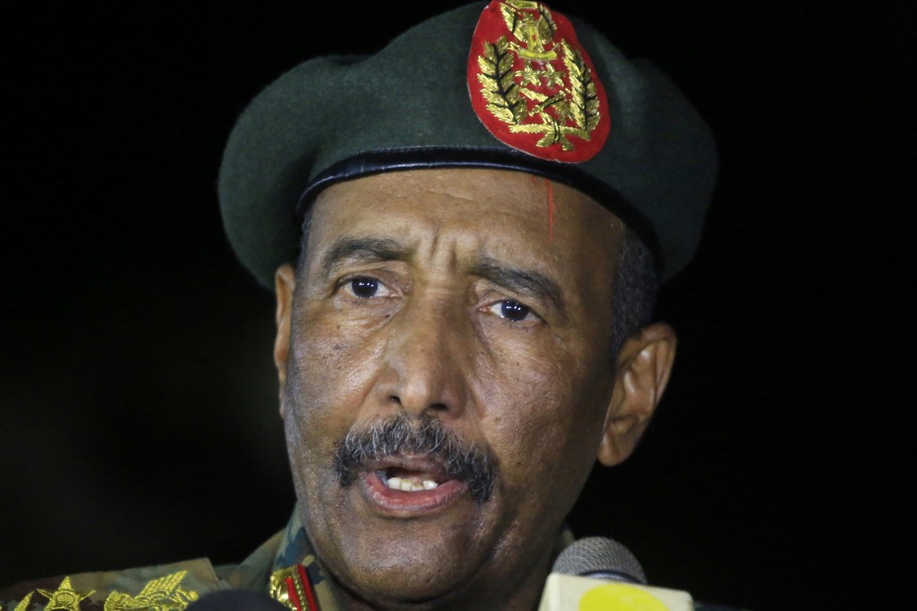 蘇丹主權委員會主席布爾漢將軍(Abdel Fattah al-Burhan) (AFP)