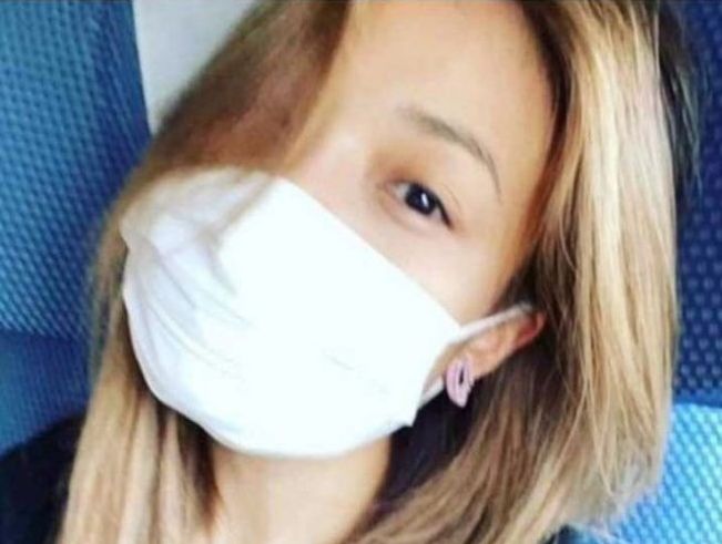 容祖兒遮眼戴口罩，被中國網友指稱支持港獨。（取材自Instagram）
