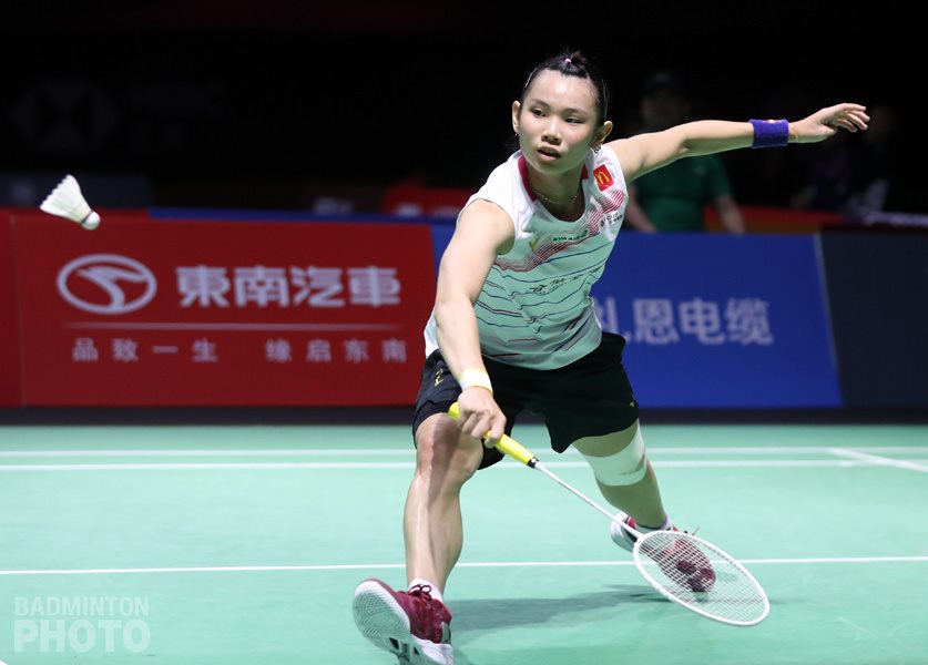 帶傷上陣的台灣羽球一姐戴資穎9日在福州中國羽球公開賽女單四強賽，對決世界球后奧原希望，戴資穎在第三局6比11落後時退賽。台灣羽球一姐戴資穎。(圖：戴資穎臉書)