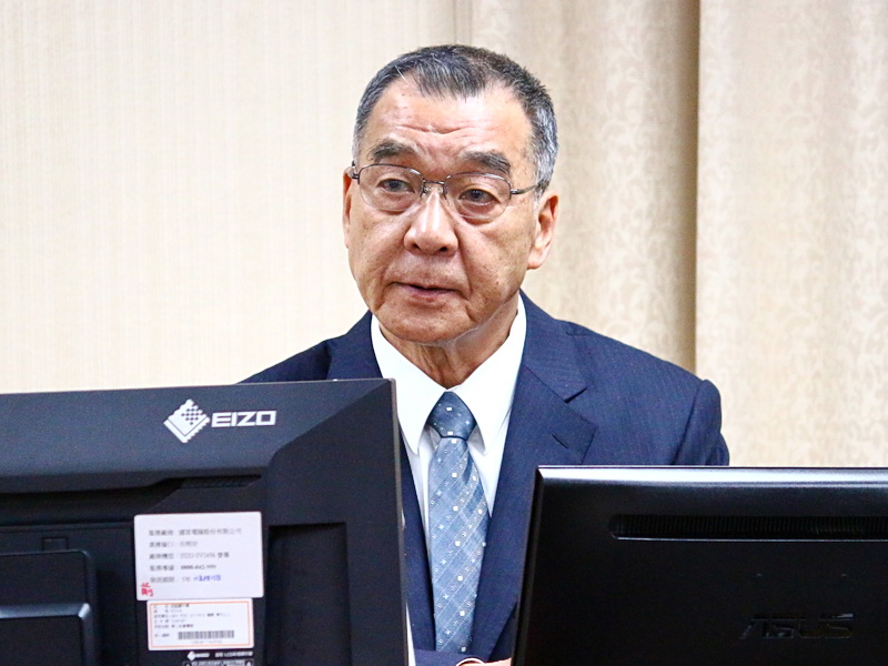 針對境外勢力介入總統大選，國安局局長邱國正表示，目前有看到一些徵候，都有在掌握 (央廣記者王照坤 攝)