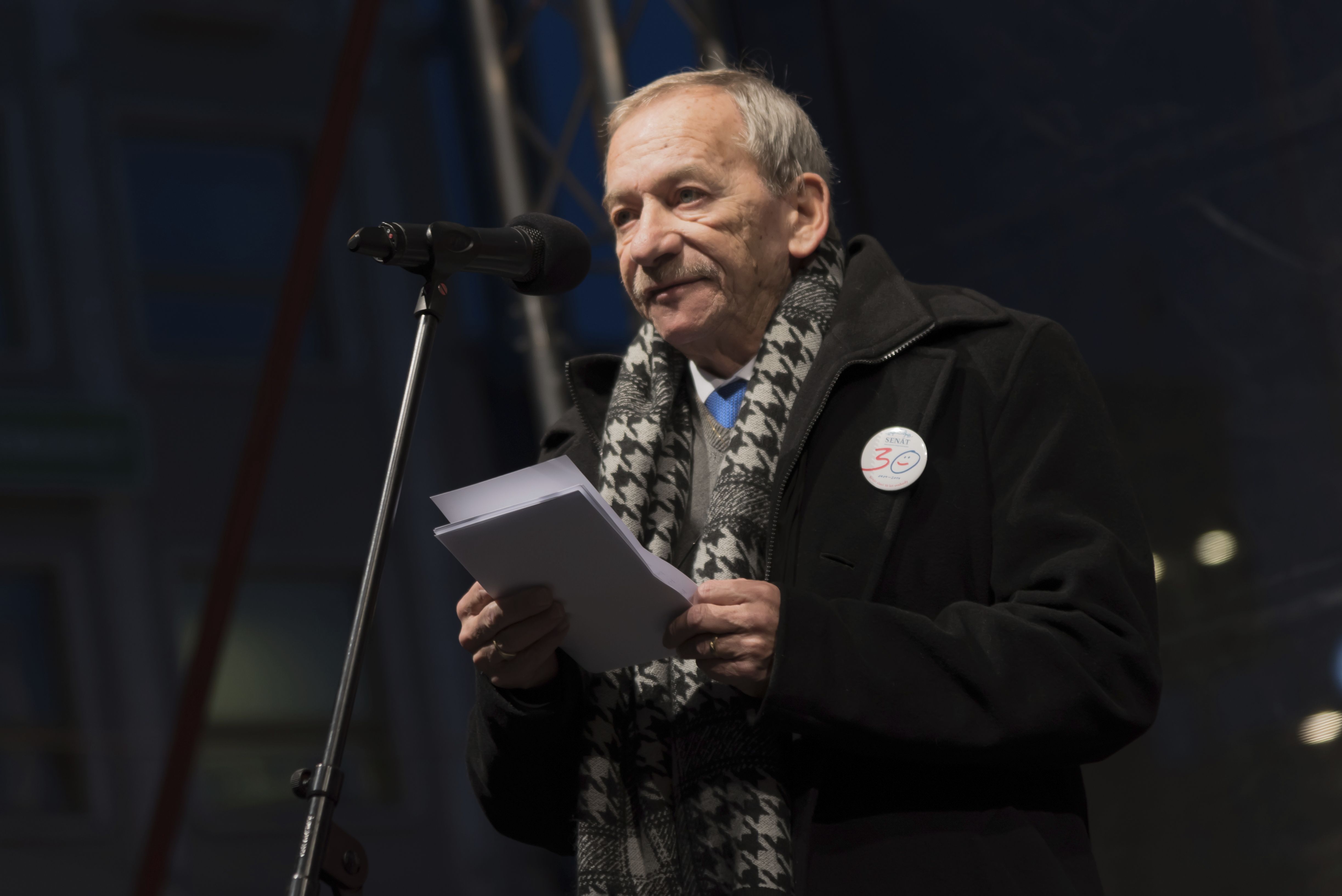 捷克參議院議長柯佳洛(Jaroslav Kubera)20日不幸猝逝，享壽72歲。(美聯社/達志影像)