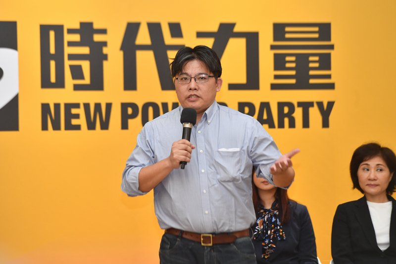 時代力量立法院黨團總召邱顯智。(圖:中央社檔案照片)