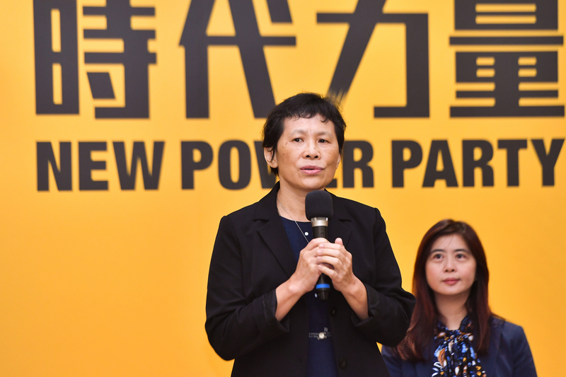 時代力量推舉現任不分區立委陳椒華接任黨主席。(圖：中央社)